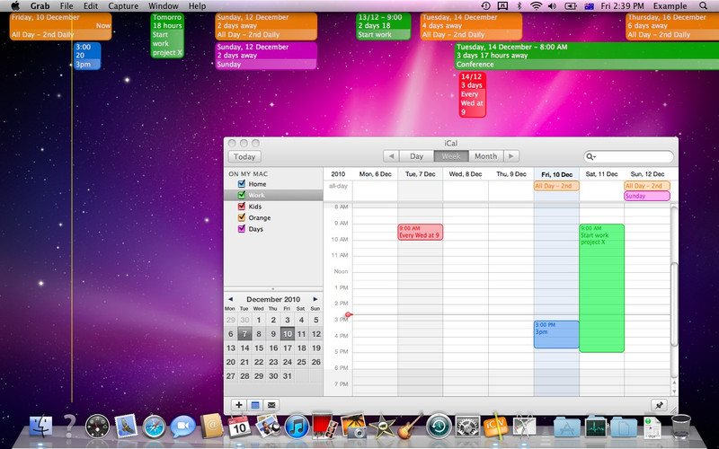 Desktop calendar for mac